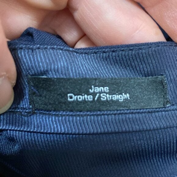 Frank and Oak Jane Navy Blue Straight Leg Pants Size 4 - Picture 11 of 13